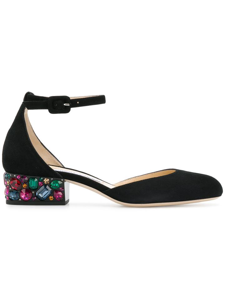 Jimmy Choo Marnie 35 Embellished Pumps - Black