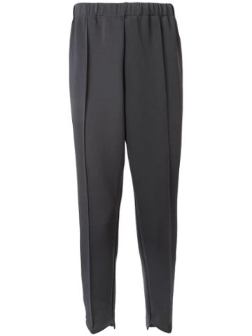 A(lefrude)e Appliqué Side Stripe Track Pants - Grey