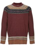 Kent & Curwen Patterned Sweater - Red