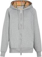 Burberry Vintage Check Hoodie - Grey