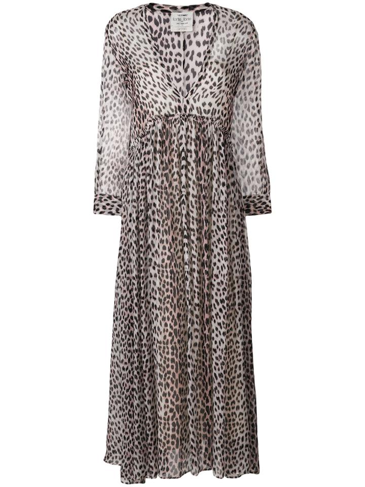 Forte Forte Leopard Print Maxi Dress - Multicolour