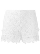 Ermanno Scervino Crocheted Style Shorts - White