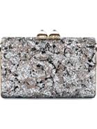 Jimmy Choo Mini 'charm' Clutch, Women's, Grey, Pvc