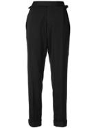 Tom Ford Cropped Tailored Trousers - Black