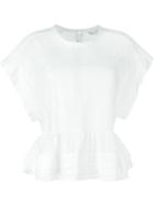 Iro Perforated Blouse, Women's, Size: 36, White, Cotton/nylon