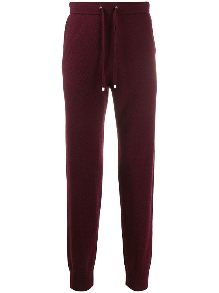 Ron Dorff Knitted Track Pants - Purple