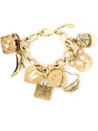 Moschino Charm Bracelet, Women's, Metallic