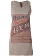 Rundholz - Rum Label Tank Top - Women - Cotton - S, Nude/neutrals, Cotton