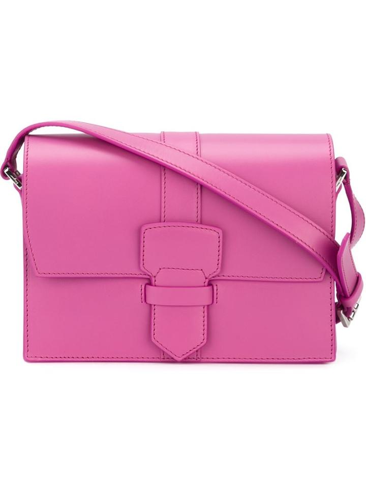 Salvatore Ferragamo Altea Crossbody Bag, Women's, Pink/purple, Calf Leather