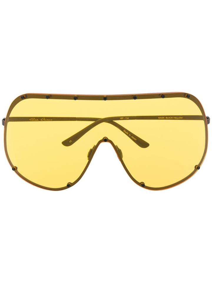Rick Owens Larry Sunglasses - Yellow