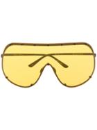 Rick Owens Larry Sunglasses - Yellow