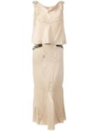 Chanel Pre-owned Bead Embellished Two Piece Suit - Neutrals