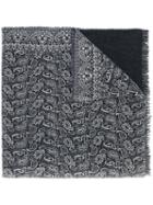 Forte Forte Paisley Print Scarf, Women's, Blue, Wool/polyimide