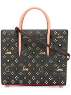Christian Louboutin Medium Paloma Tote Bag, Women's, Black, Calf Leather/metal (other)