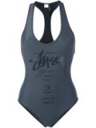 Stussy Front Print Swim Suit