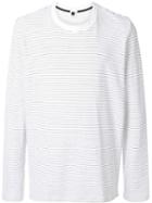 Bassike Striped Long-sleeved T-shirt - Grey
