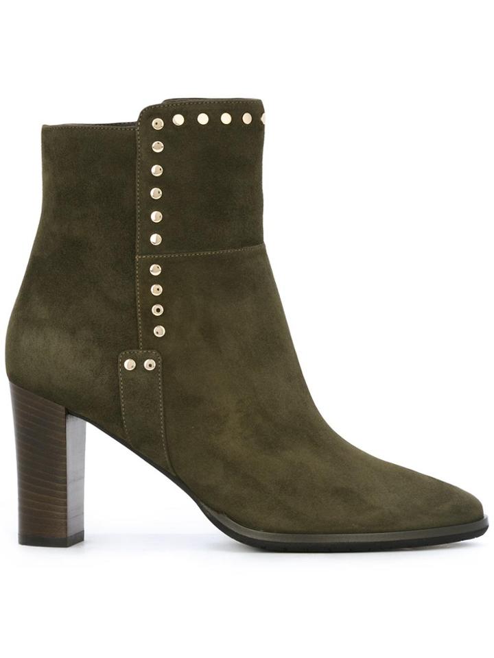 Jimmy Choo 'harlow 80' Ankle Boots - Green