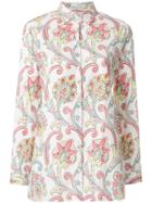 Etro Floral And Paisley Print Shirt - White