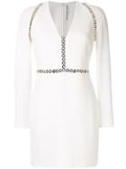 Alexander Wang Long Sleeve Mini Dress - White