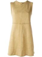 Muubaa Emden Dress, Women's, Size: 10, Nude/neutrals, Goat Suede
