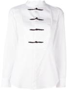 Dsquared2 'china Tux' Shirt, Women's, Size: 40, White, Cotton/spandex/elastane