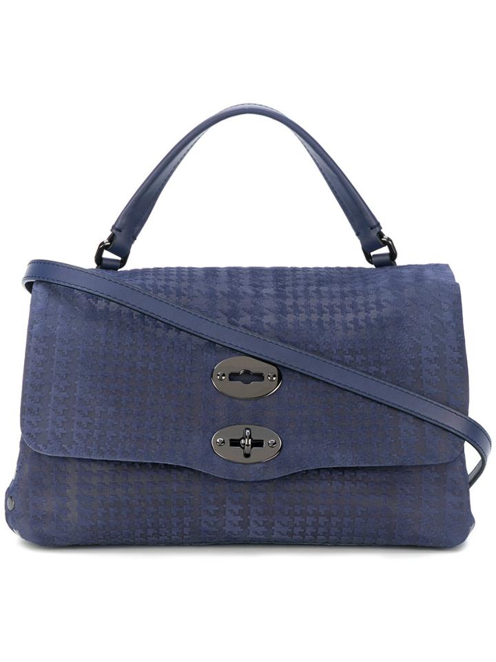 Zanellato Postina Dogtooth Satchel - Blue