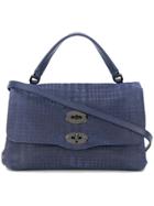 Zanellato Postina Dogtooth Satchel - Blue