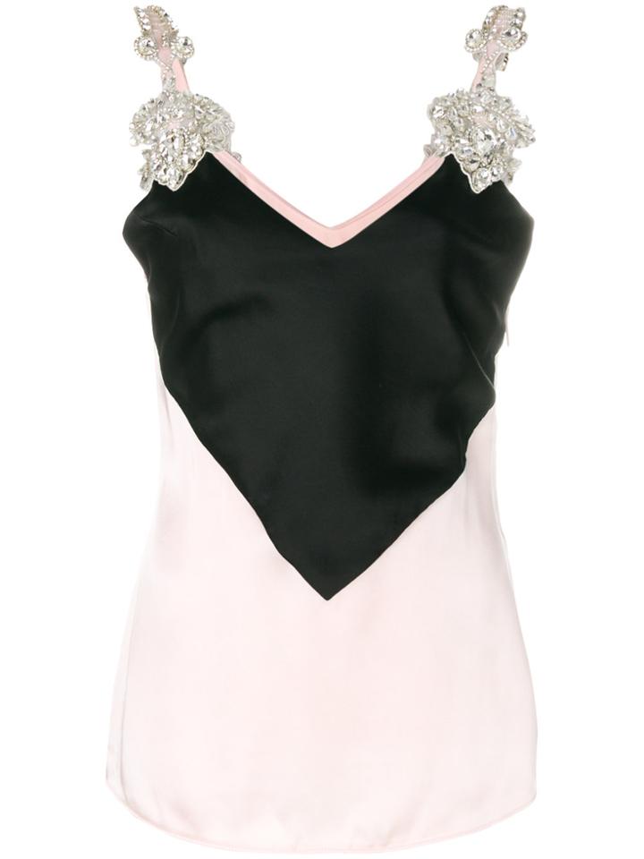 Christopher Kane Diamond Cami Top - Pink & Purple