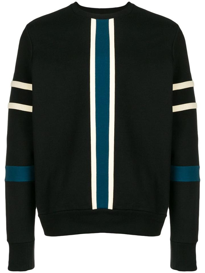 Ps By Paul Smith Stripe Panel Jumper - Black