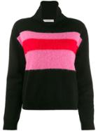 Chinti & Parker Colour-block Turtleneck Jumper - Black