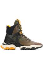 Moncler Tristan Sneaker Boots - Brown