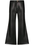 Áeron Cropped Flared Trousers - Black