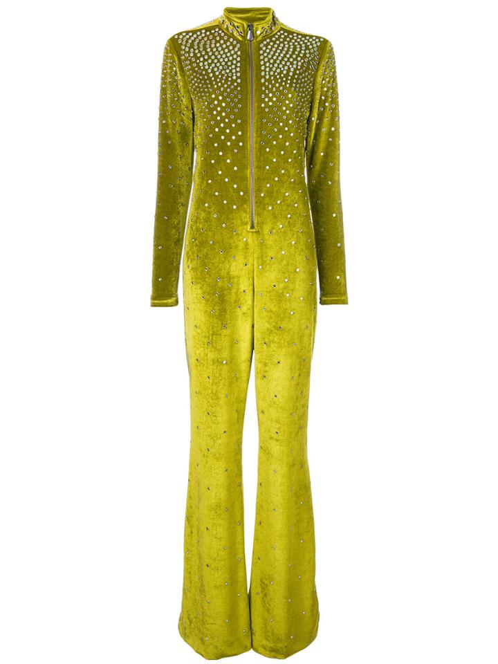 Bottega Veneta Embellished Boilersuit - Yellow & Orange