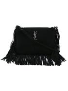 Saint Laurent Fringed Suede Cross Body Pouch