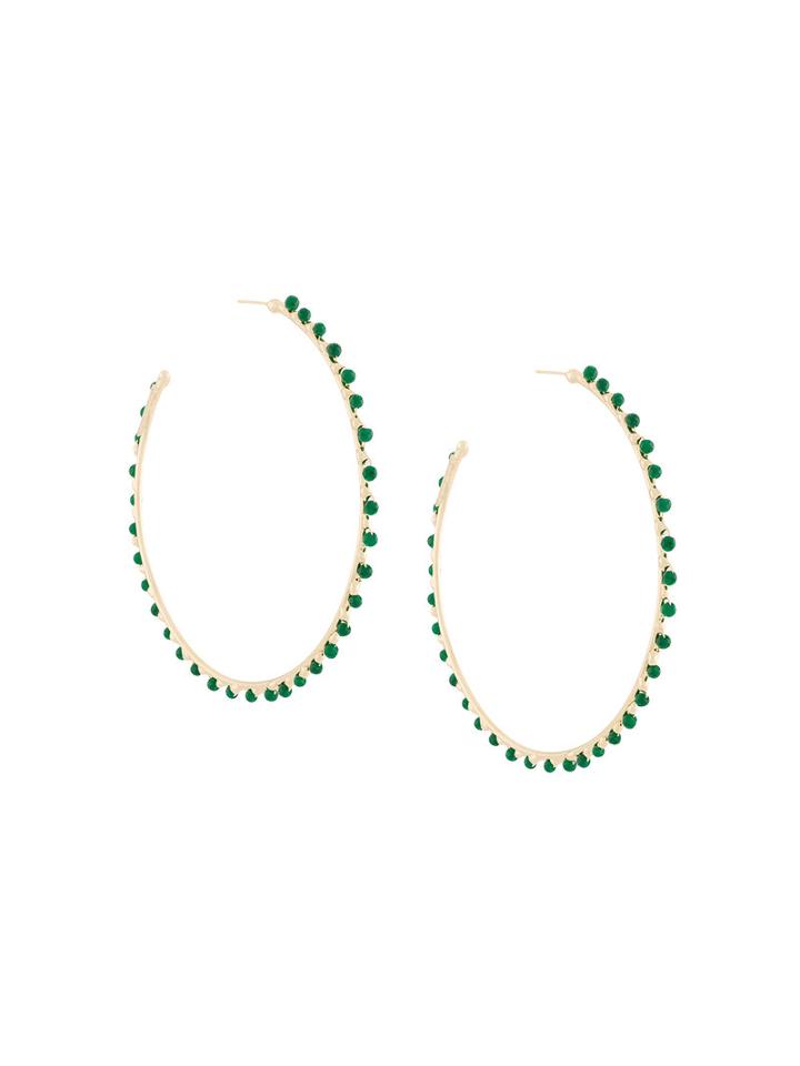 Rosantica Angola Hoop Earrings, Women's, Metallic