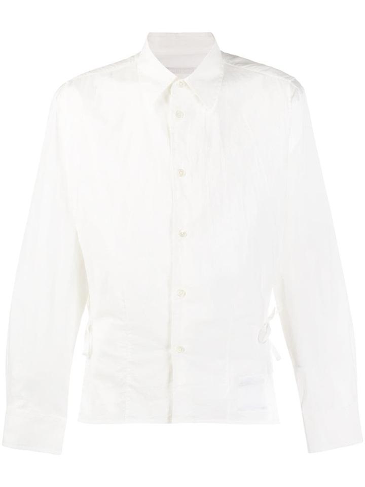 Our Legacy Wrinkled Tie-fastening Shirt - White