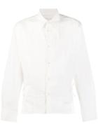 Our Legacy Wrinkled Tie-fastening Shirt - White