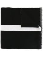 Givenchy Printed Scarf, Women's, Black, Wool