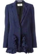 Ports 1961 Mohair Fringed Pockets Jacket