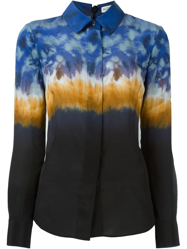 Altuzarra Tie Dye Button Down Shirt