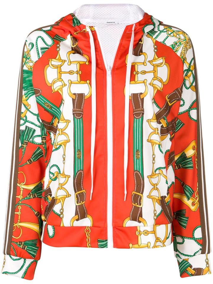 P.a.r.o.s.h. Printed Cropped Jacket - Orange