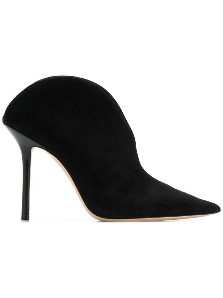 Jimmy Choo Loris 100 Mules - Black