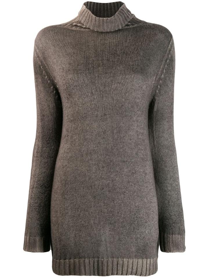 Avant Toi Turtleneck Jumper - Grey