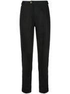 Venroy Mid-rise Straight-leg Trousers - Black