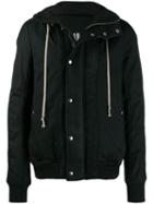 Rick Owens Hooded Casual Jacket - Black