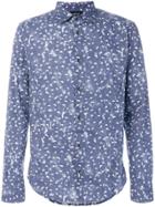 Armani Jeans Logo Print Shirt - Blue