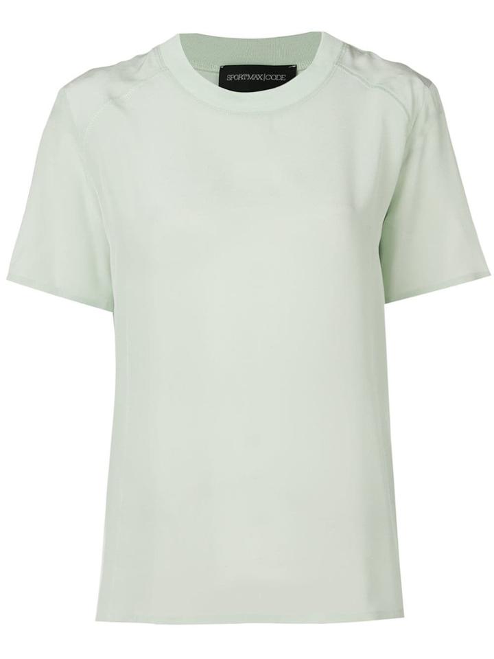 Sport Max Code Round Neck T-shirt - Green