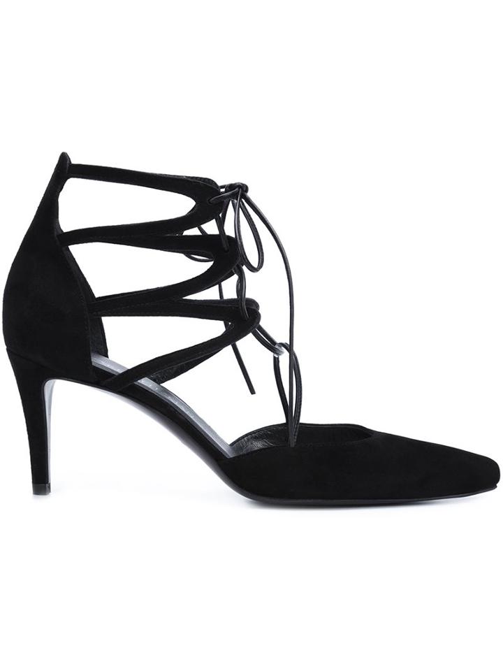 Stuart Weitzman 'foxtrot' Lace-up Pumps