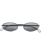 Mykita Mykita X Bernhard Willhelm Silver Sunglasses - Black