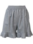 Y-3 Wide-legged Knee-length Shorts - Black